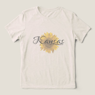 Kansas Zonnebloem Tri-Blend Shirt