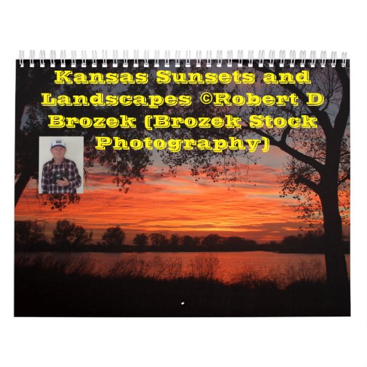 Kansas Zonsondergangen en Landscape Calendar. Kalender (Hoes)