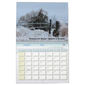 Kansas Zonsondergangen en Landscape Calendar. Kalender (Jan 2026)