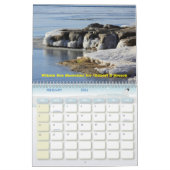 Kansas Zonsondergangen en Landscape Calendar. Kalender (Feb 2026)