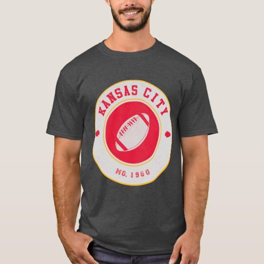 KansasCity vintage wit T-shirt (Voorkant)