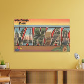 KansasLarge Letter ScenesKansas Canvas Afdruk (Insitu (Woonkamer))