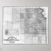 KansasPanoramic MapKansas Poster (Voorkant)