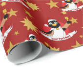 Kansbrood voor kerstmis cartoon cadeaupapier (Rol Hoek)