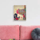 Kansei-periode van Tsukioka Yoshitoshi Canvas Afdruk (Insitu (Woonkamer))