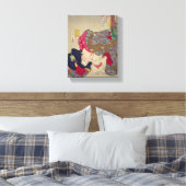 Kansei-periode van Tsukioka Yoshitoshi Canvas Afdruk (Insitu (Slaapkamer))