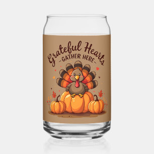Kanselende Hartenvierdag Kalkoen Blikvorm Glas