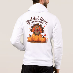Kanselende Hartenvierdagkalkoen Hoodie