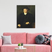 kanselier Otto von Bismarck , 1849 Canvas Afdruk (Insitu (Woonkamer))