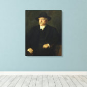 kanselier Otto von Bismarck , 1849 Canvas Afdruk (Insitu (Houten vloer))