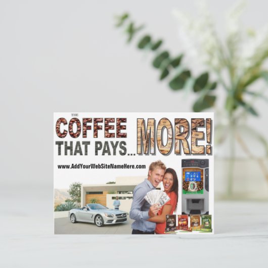 Kansen Briefkaart. Briefkaart (Staand voorkant)