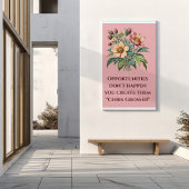 Kansen komen niet voor, je Creëer ze Poster