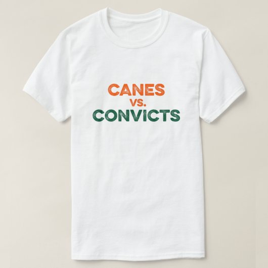 Kansen tegen Convicts T-shirt (Design voorkant)