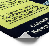 Kansen voor Canadese boter (canvas) Poster (Hoek)