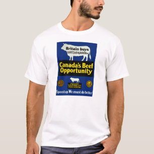 Kansen voor rundvlees in Canada T-shirt