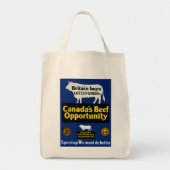 Kansen voor rundvlees in Canada Tote Bag (Voorkant)
