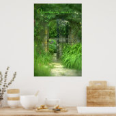 Kansen wachten op... door de galerie poster (Keuken)