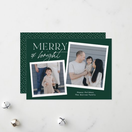 Kanskaart - bos feestdagenkaart (Voorkant / Achterkant in situ)