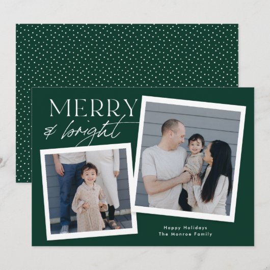 Kanskaart - bos feestdagenkaart (Voorkant / Achterkant)