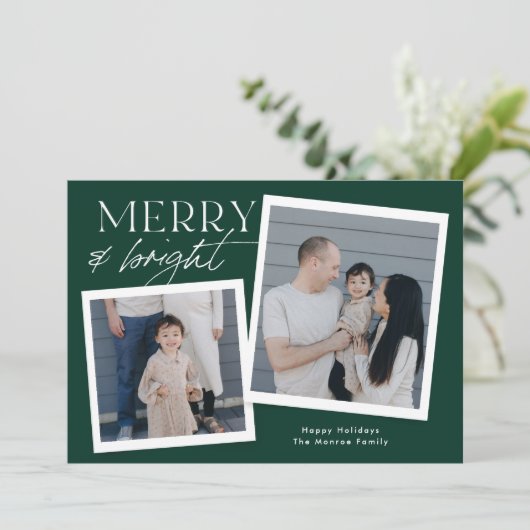 Kanskaart - bos feestdagenkaart (Staand voorkant)