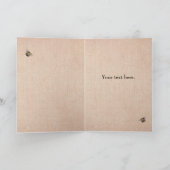 Kanskaart met Bij-wens Kaart (Binnen)