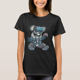 Kansspeldieren - Koala Beer Speelt Videogames 1 T-shirt