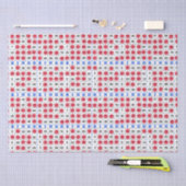 Kansspelen Bingo card tissuepapier (Craft)