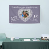 Kant 13e verjaardag foto hart spandoek (Beurs)