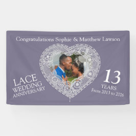 Kant 13e verjaardag foto hart spandoek