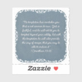 Kant Aanpasbare Bibe Tekst Custom-Cut Vinyl  S Sticker (Vel)