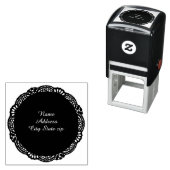 Kant Adres Zelfinktende Stempel (In situ)