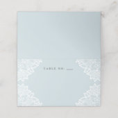  kant baptisme tafeltent place cards plaatskaartje (Buitenkant ongevouwen)