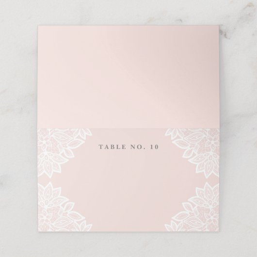  kant baptisme tafeltent place cards plaatskaartje (Buitenkant ongevouwen)