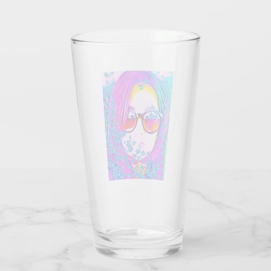 KANT " BARBIE " GLAS (Achterkant)