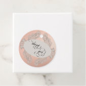 Kant Bedankt - Roségoud Bedankjes Labels (In situ)