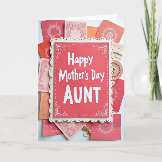 Kant Bij Tantes Dag Kaart (Voorkant)