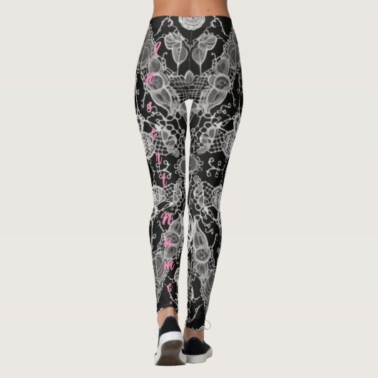 Kant Bloemenharmonie Leggings (Achterkant)