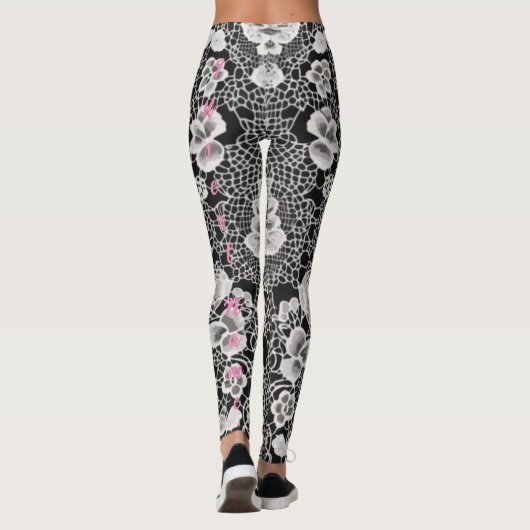 Kant Bloemenharmonie Leggings (Achterkant)
