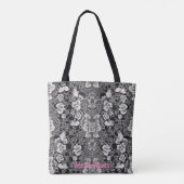 Kant Bloemenharmonie Tote Bag (Achterkant)