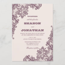  kant Blush Roze & Mauve Rustieke bruiloft