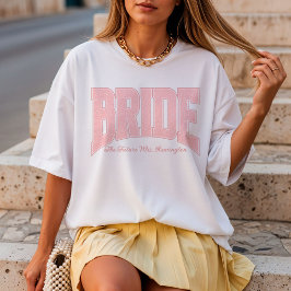 Kant BRUID Engagement Feest Bruidsfeest T-shirt