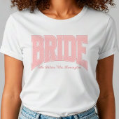Kant BRUID Engagement Feest Bruidsfeest T-shirt