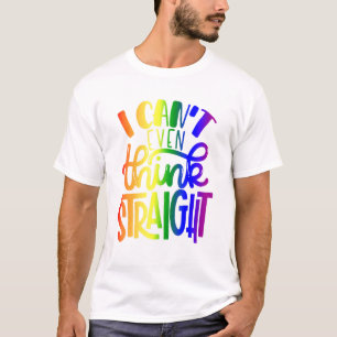Kant denkt zelfs dat lgbtq biseksuele vlag P T-shirt