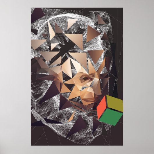 Kant die denkt aan Trascendentalisme Poster (Voorkant)