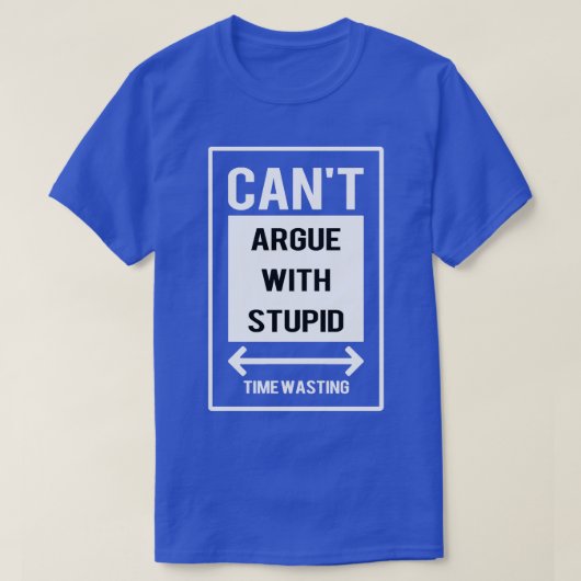 Kant discussieert met dom t-shirt (Design voorkant)