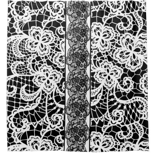  kant douchegordijn (Voorkant)