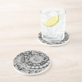 Kant, effect zandsteen onderzetter (Zijkant)