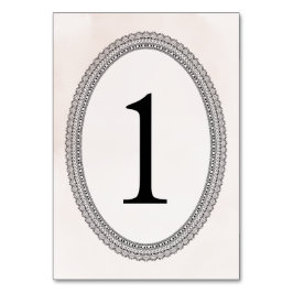 Kant en Aquarel Roze Elegante Bruiloft Kaart