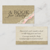 Kant en Bow Insert Kaarten (Voorkant / Achterkant)