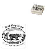 Kant-en-core Beer Sjabloon voor kleine bedrijven Rubberstempel (Gestempeld)